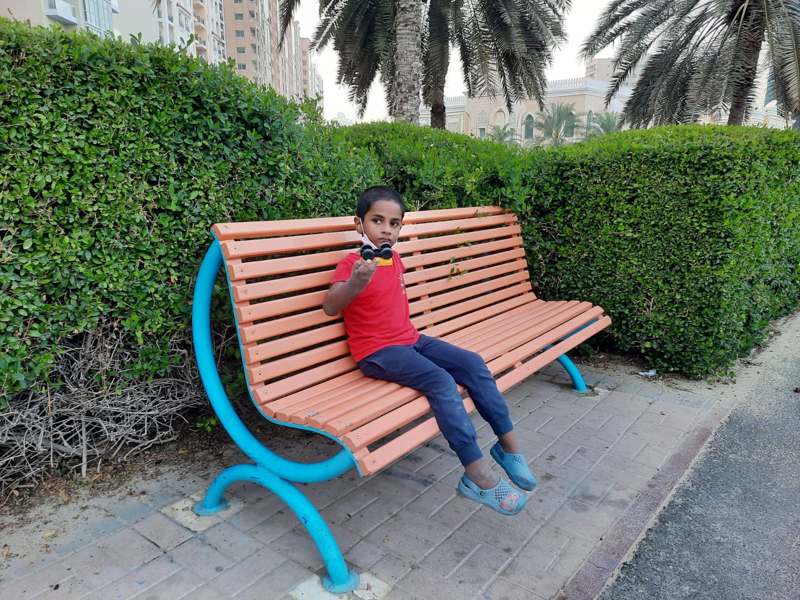 Outdoor stainless steel furniture for commercial projects in Sharjah